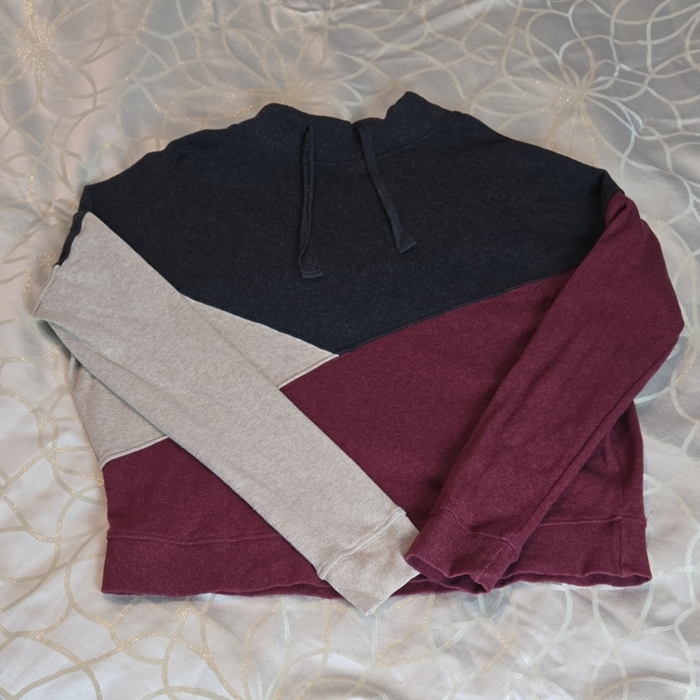 Pact Crewneck Sweater - Black, Gray, and Maroon